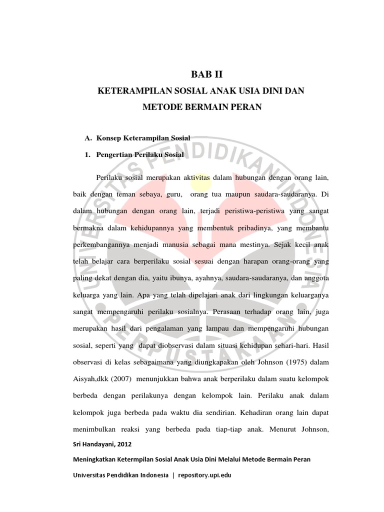 Contoh Naskah Bermain Peran Anak Usia Dini Berbagai