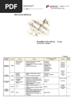 Planificação Educação Musical 6.º ano (2014/15)