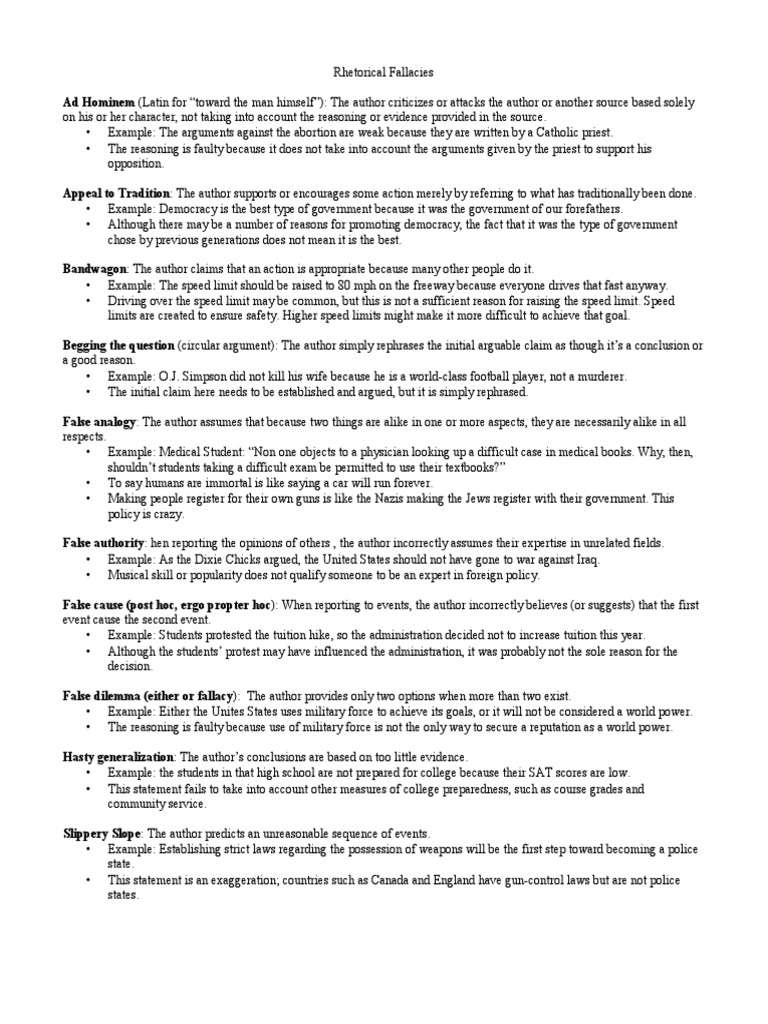 10 fallacies and examples image