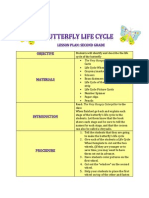 Workout 1 Butterfly Life Cycle Lesson Plan