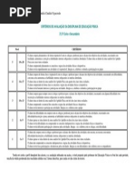 Criterios de Avaliaçao Educação Fisica 2,3 Ciclos(2014/15)