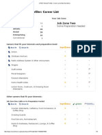 o net interest profiler  career list at my next move