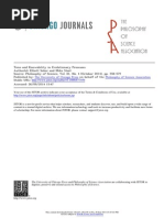 Sober, E. and Steel, M. (2014). Time and Knowability in Evolutionary Processes
