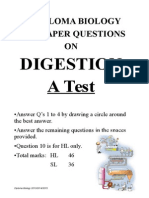Digestion Questions Ib TEST