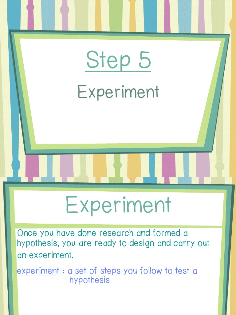 Designing Your Experiment Steps | PDF