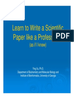 How To Write A Paper Like Profesional