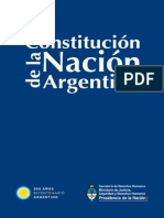 Constitucion de La Nacion Argentina Por SDH