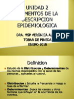 Unidad 2 Epidemiologia Descriptiva