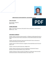 CV de Alejandro Vanoli