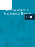 WP The Development of Mathematical Thinking