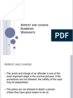 Lesson 8 - Arrest and Charge