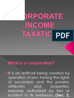 Corporate Income Taxation