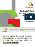 LINEAMIENTOS SEGURO ESCOLAR  2014-2015.ppt