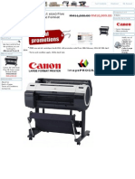 CANON 24_ (A1 Size) Five (5) Color Large Format Printer, MYCOPIER