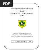 Download Spec Jalan dan Jembatan 2014pdf by Harry Dwipriyanto SN241663805 doc pdf