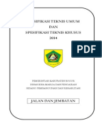 Spec. Jalan Dan Jembatan 2014 PDF