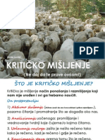 Kriticko Misljenje - Ne Daj Da Te Prave Ovcom