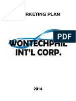 Wontech Marketing Plan