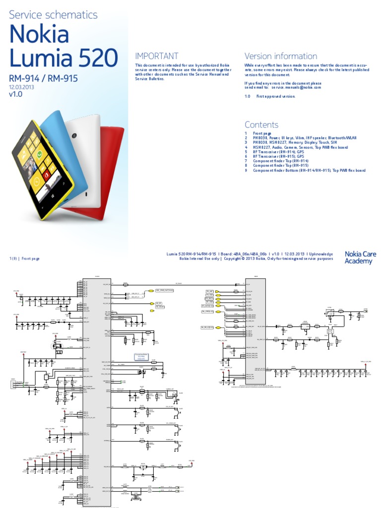 Nokia 100 Schematic Diagram
