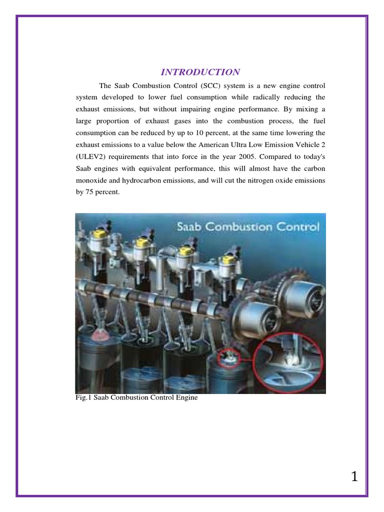 Saab Combustion Control System | PDF | Internal Combustion Engine ...