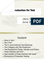 An Introduction For IC Test - 2012