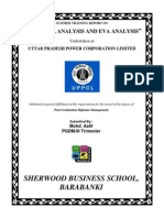 Sherwood Business School, Barabanki: Financial Analysis and Eva Analysis