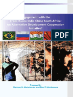 Engagement With The Brazil Russia India China South Africa: An Alternative Development Cooperation Initiative?