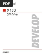 GDI Driver: User Manual