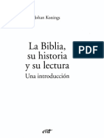 Johan Konings - La Biblia, Su Historia y Su Lectura PDF