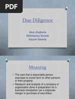 Due Diligence