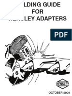 Adapter Welding Instructions - October 2009