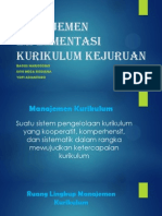 Manajemen Implemetasi Kurikulum Kejuruan