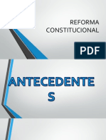 LA REFORMA CONSTITUCIONAL-Diapositivas