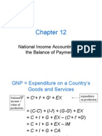 National Income Accounting and The Balance of Payments