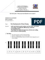 Hand Outs in Fundamentals of Piano