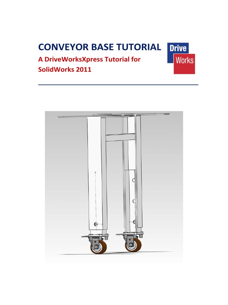 DriveWorksXpressConveyorBaseTutorial PDF | PDF | File Format | Tab (Gui)
