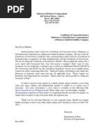 DE or Non-DE Corp to DE LLC09 - Certificate of Conversion.pdf