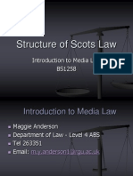 BS1258 Structure of Scots Law