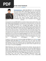 Bibiografi Kisah Hidup Ustad Yusuf Mansur