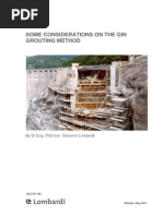 Considerations On GIN Grouting Method - Lombardi 2011 PDF