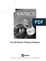 Physics Critical Thinking Worksheets