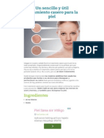 Tratamineto Casero de La Piel PDF
