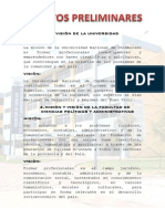 Misión y Visión de La Universidad PDF