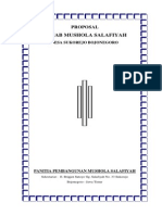 Proposal Pembangunan Mushola