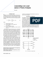 A Method For Incorporating Live Load Reduction Provisions in Frame Analysis PDF