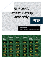 Patient Safety Jeopardy