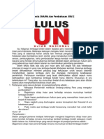 Soal UN Bahasa Indonesia SM1