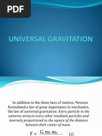 Universal Gravitation