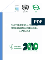 Cuarto Informe Al Convenio Sobre Diversidad Biologica El Salvador PDF