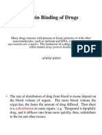 Protein Binding of Drugs
